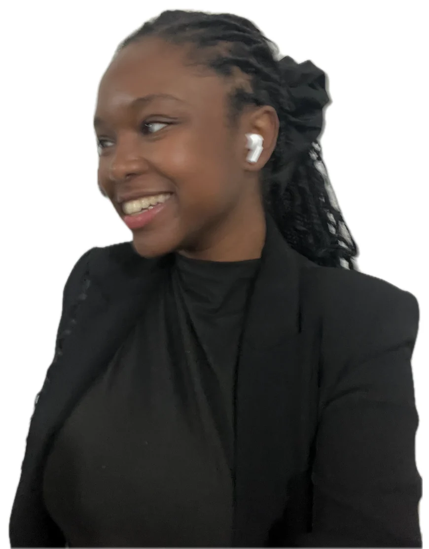 Smiling portrait of Binta Kande